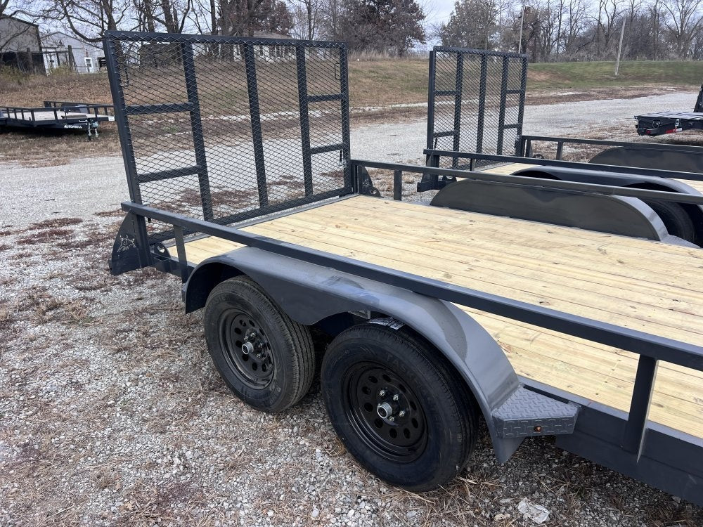 14' x 83" Iron Bull UTB Bumper Pull Utility Trailer - (2) 3,500 lb Axles - Utility & SXS - Stryker Dealership Group