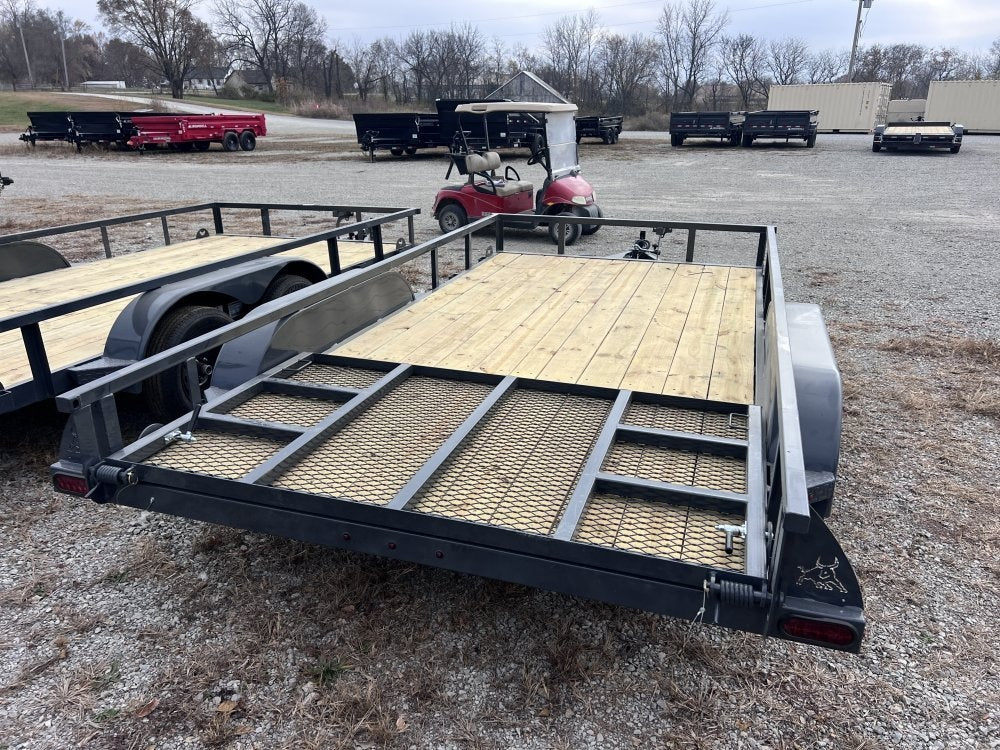 14' x 83" Iron Bull UTB Bumper Pull Utility Trailer - (2) 3,500 lb Axles - Utility & SXS - Stryker Dealership Group
