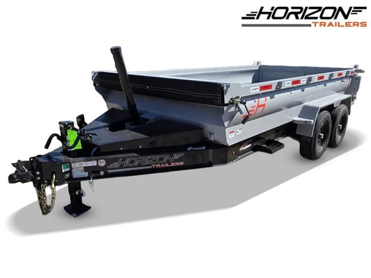 14'x83" Horizon HZ7 BP Bumper Pull Dump - Bumper Pull Dump - TrailerSwap