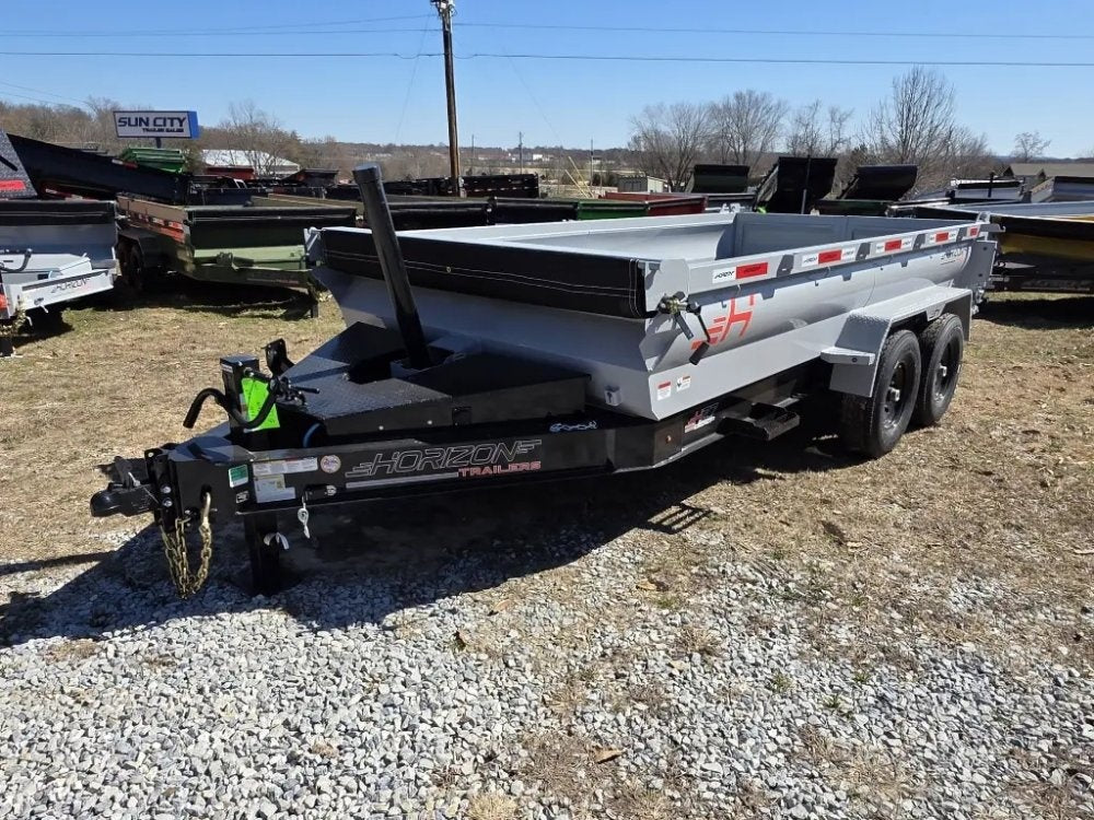 14'x83" Horizon HZ7 BP Bumper Pull Dump - Bumper Pull Dump - TrailerSwap