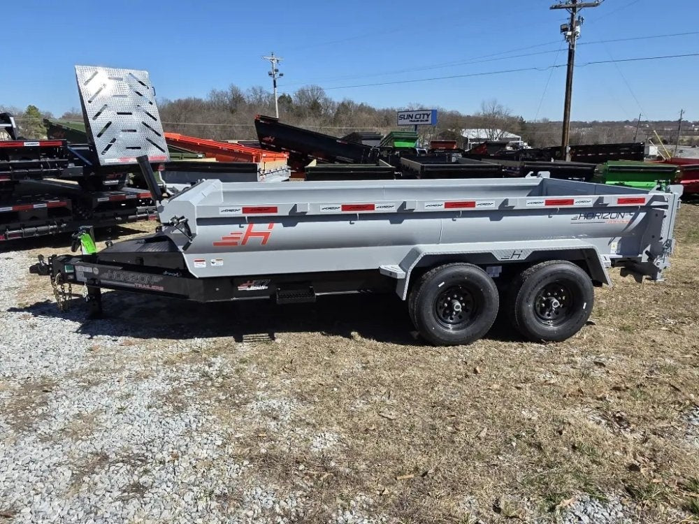 14'x83" Horizon HZ7 BP Bumper Pull Dump - Bumper Pull Dump - TrailerSwap