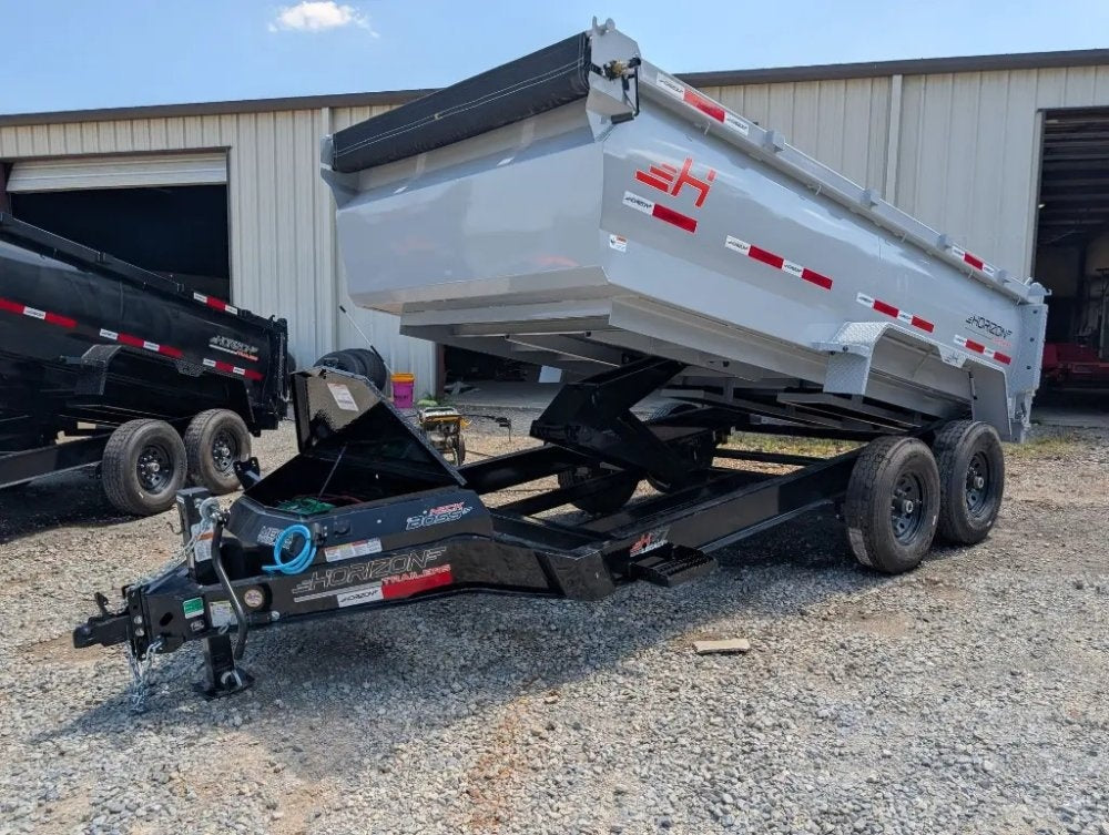14'x83" Horizon HZ7 BP Bumper Pull Dump - Bumper Pull Dump - TrailerSwap