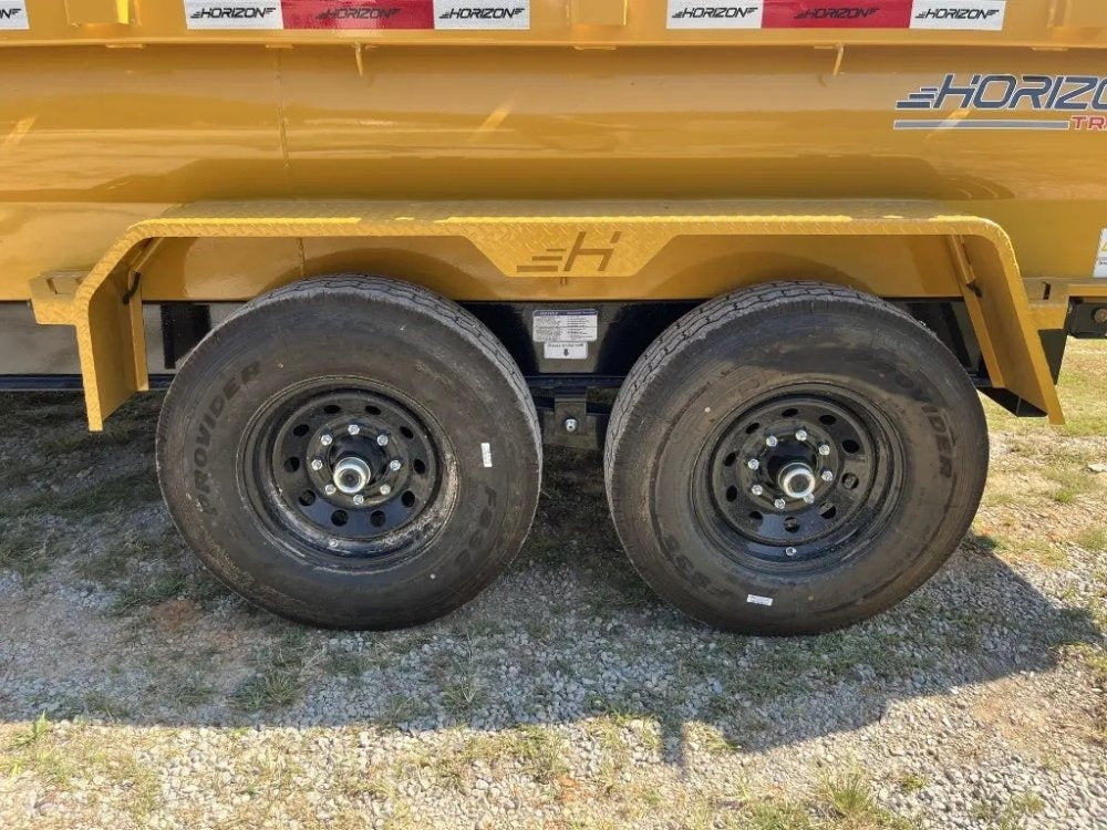 14'x83" Horizon HZ7 BP Bumper Pull Dump - Bumper Pull Dump - TrailerSwap