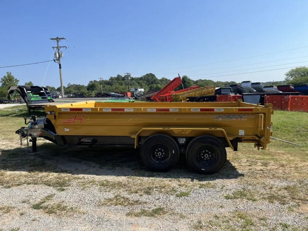 14'x83" Horizon HZ7 BP Bumper Pull Dump - Bumper Pull Dump - TrailerSwap