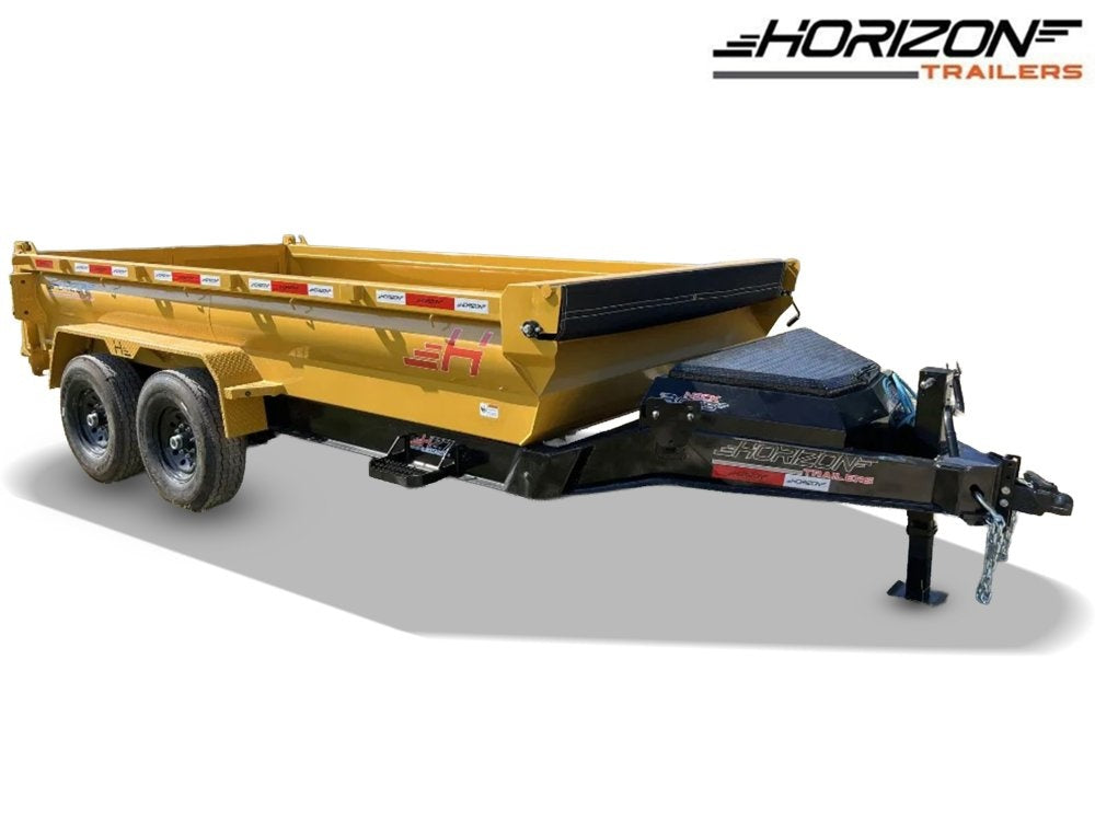 14'x83" Horizon HZ7 BP Bumper Pull Dump - Bumper Pull Dump - TrailerSwap