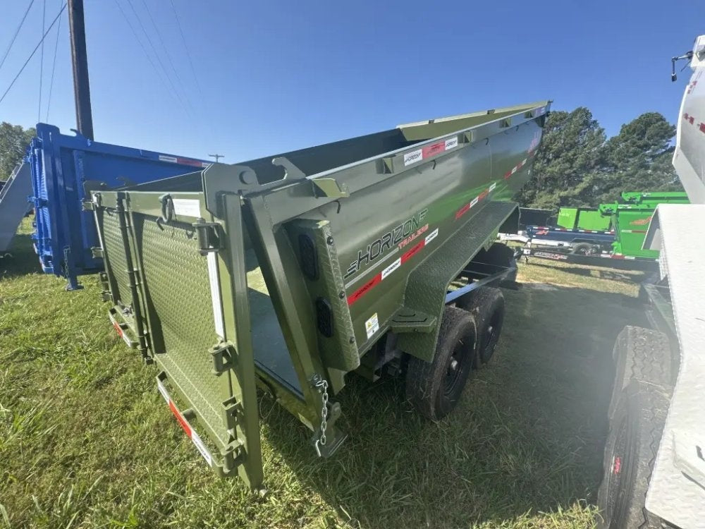 14'x83" Horizon HZ7 BP Bumper Pull Dump - Bumper Pull Dump - TrailerSwap