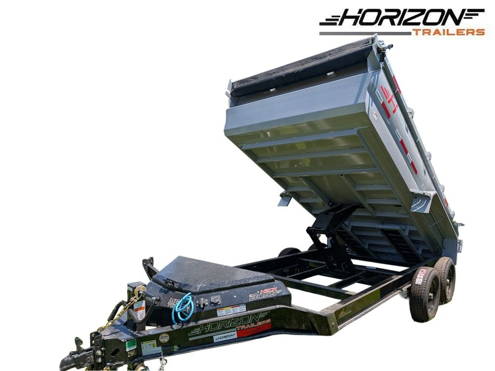 14'x83" Horizon LZ7 BP Bumper Pull Dump - Bumper Pull Dump - TrailerSwap