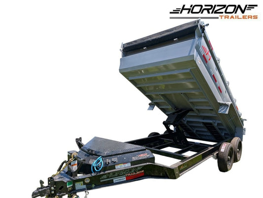 14'x83" Horizon LZ7 BP Bumper Pull Dump - Bumper Pull Dump - TrailerSwap