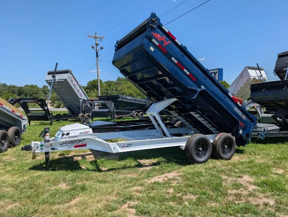 14'x83" Horizon LZ7 BP Bumper Pull Dump - Bumper Pull Dump - TrailerSwap