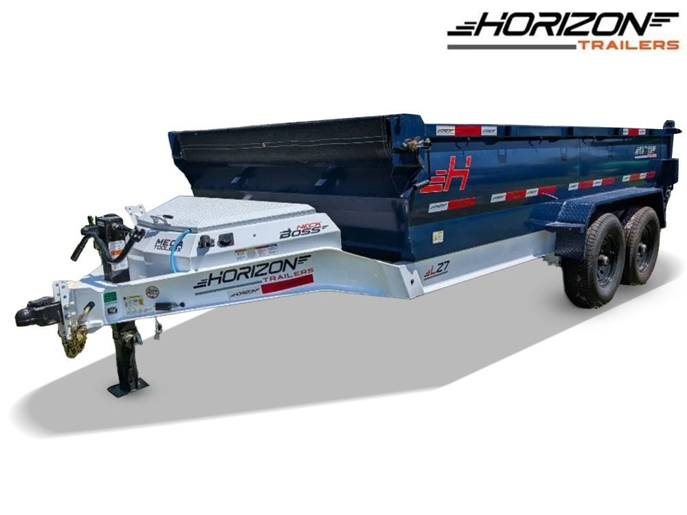 14'x83" Horizon LZ7 BP Bumper Pull Dump - Bumper Pull Dump - TrailerSwap