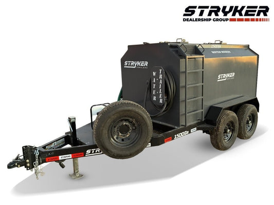 1500 Gallon Water Tank Trailer with Pump and Hose - Water Tank Trailer - TrailerSwap
