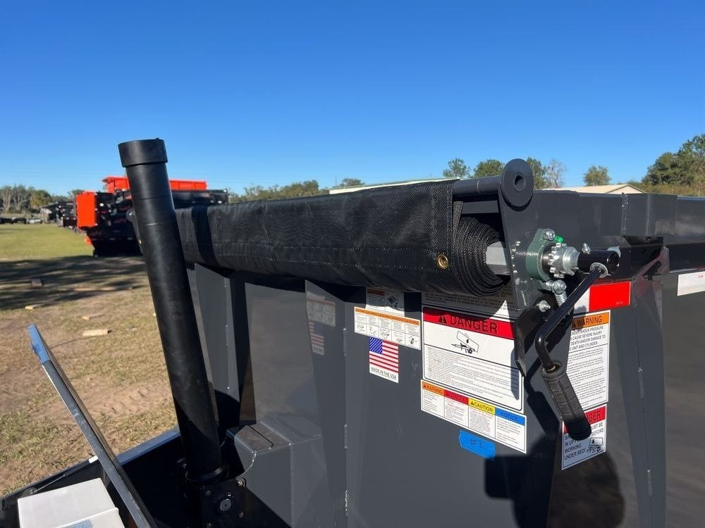 16' Dump Trailer 40" Side Walls - Telescopic Lift - Bumper Pull Dump - Dump Trailers - TrailerSwap