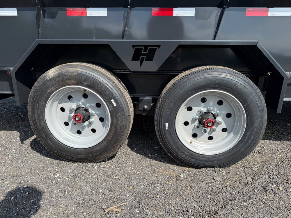 16' Dump Trailer GN 24" Side Walls - Telescopic Lift - 8k Axles - Gooseneck Dump - Dump Trailers - TrailerSwap