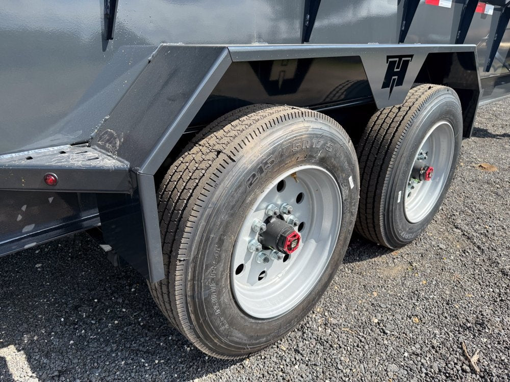 16' Dump Trailer GN 24" Side Walls - Telescopic Lift - 8k Axles - Gooseneck Dump - Dump Trailers - TrailerSwap