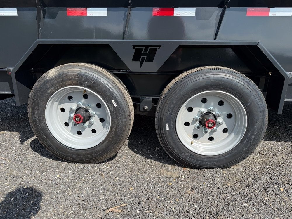 16' Dump Trailer GN 24" Side Walls - Telescopic Lift - 8k Axles - Bumper Pull Dump - Dump Trailers - TrailerSwap