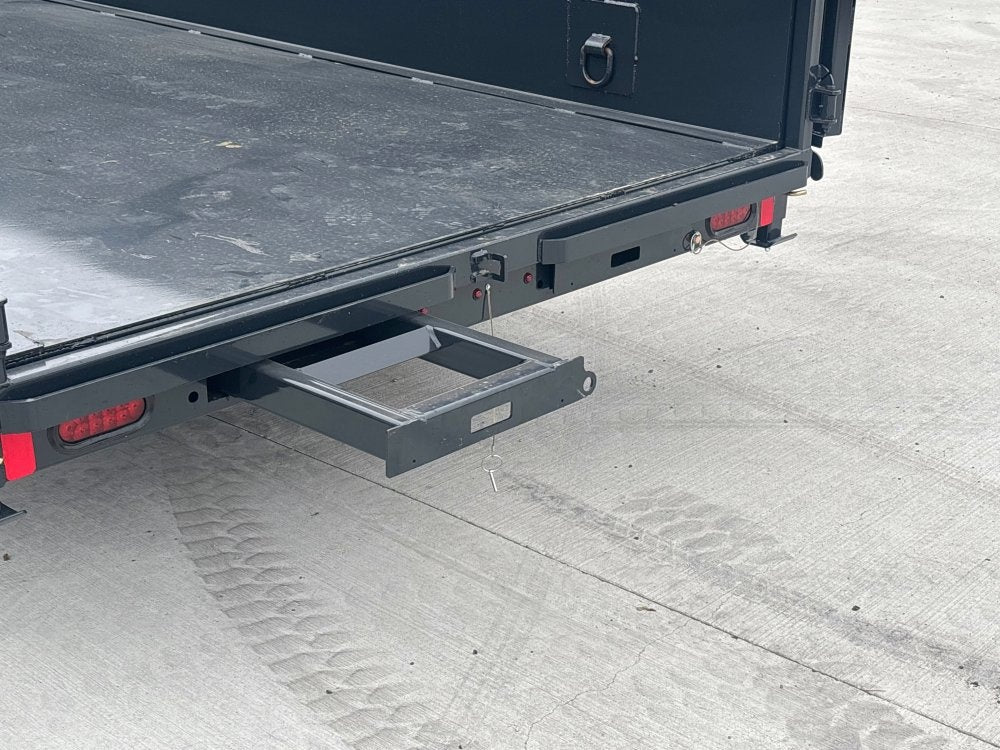 16' Dump Trailer GN 40" Side Walls - Telescopic Lift - 7k Axles - Bumper Pull Dump - Dump Trailers - TrailerSwap