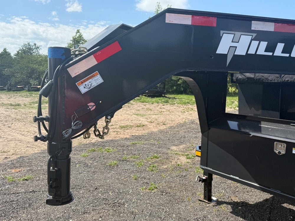 16' Dump Trailer GN 40" Side Walls - Telescopic lift - 8k Axles - Gooseneck Dump - Dump Trailers - TrailerSwap