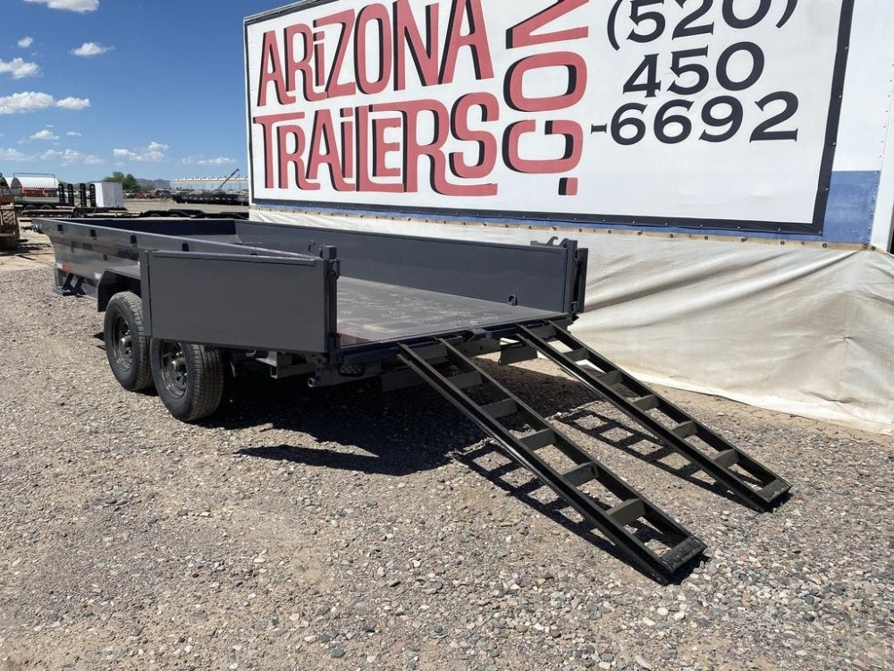 16' GDX Dump Trailer - Bumper Pull Dump - Dump Trailers - TrailerSwap