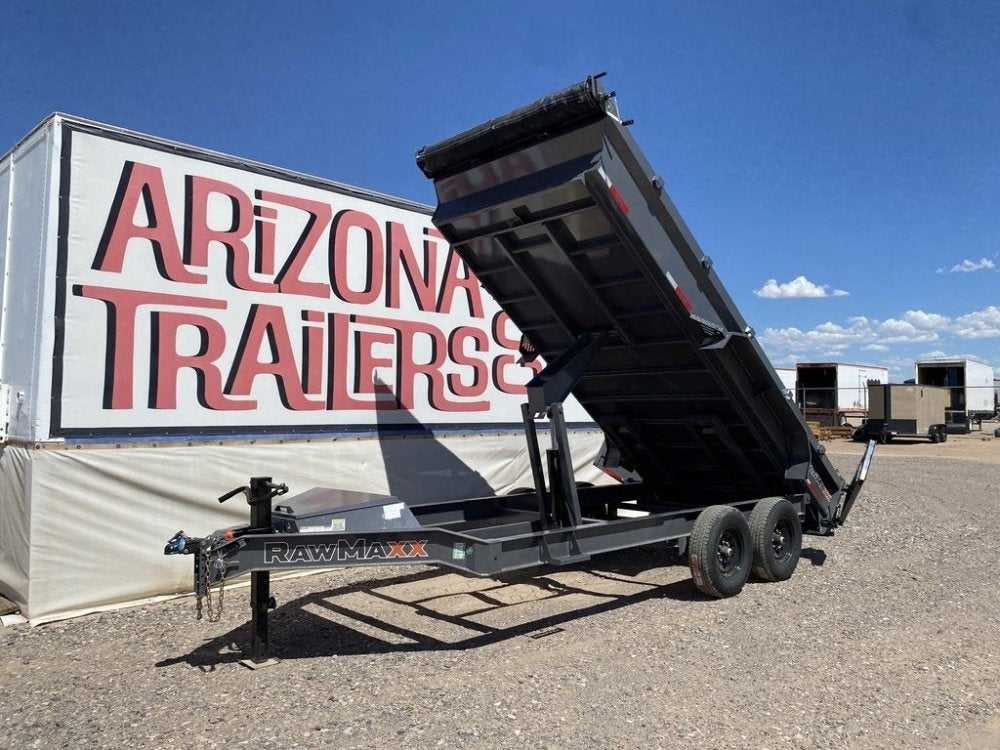 16' GDX Dump Trailer - Bumper Pull Dump - Dump Trailers - TrailerSwap