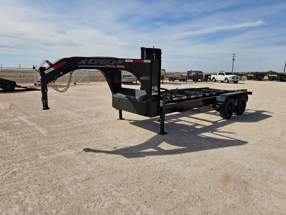 16' Horizon HRD Gooseneck Roll Off Base Trailer - (2) 10K Axles - Roll Off Base Trailer - RO 16' Gooseneck - TrailerSwap