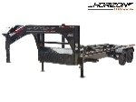 16' Horizon HRD Gooseneck Roll Off Base Trailer Telescopic 12K Lift - (2) 10k Axles - Roll Off Base Trailer - RO 16' Gooseneck - TrailerSwap
