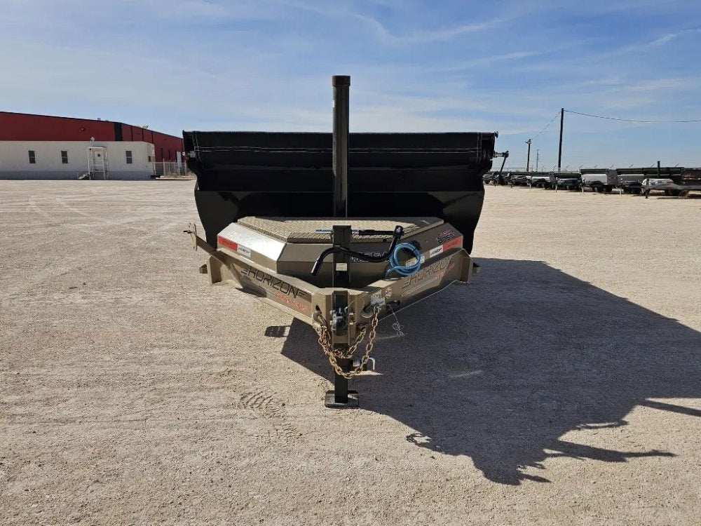 16' Horizon HZ7 Bumper Pull Dump Trailer 36" Side Walls - (2) 8K Axles - Bumper Pull Dump - TrailerSwap