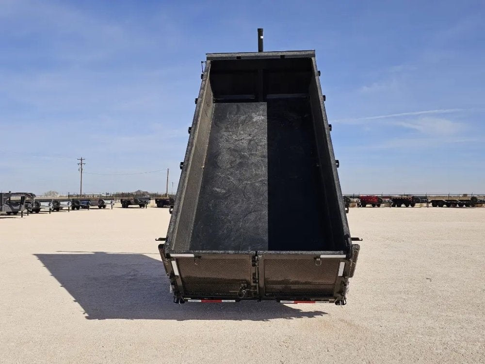 16' Horizon HZ7 Bumper Pull Dump Trailer 36" Side Walls - (2) 8K Axles - Bumper Pull Dump - TrailerSwap
