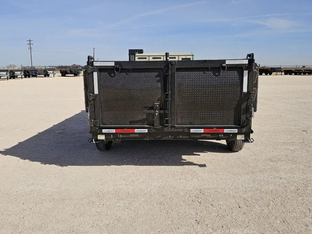 16' Horizon HZ7 Bumper Pull Dump Trailer 36" Side Walls - (2) 8K Axles - Bumper Pull Dump - TrailerSwap