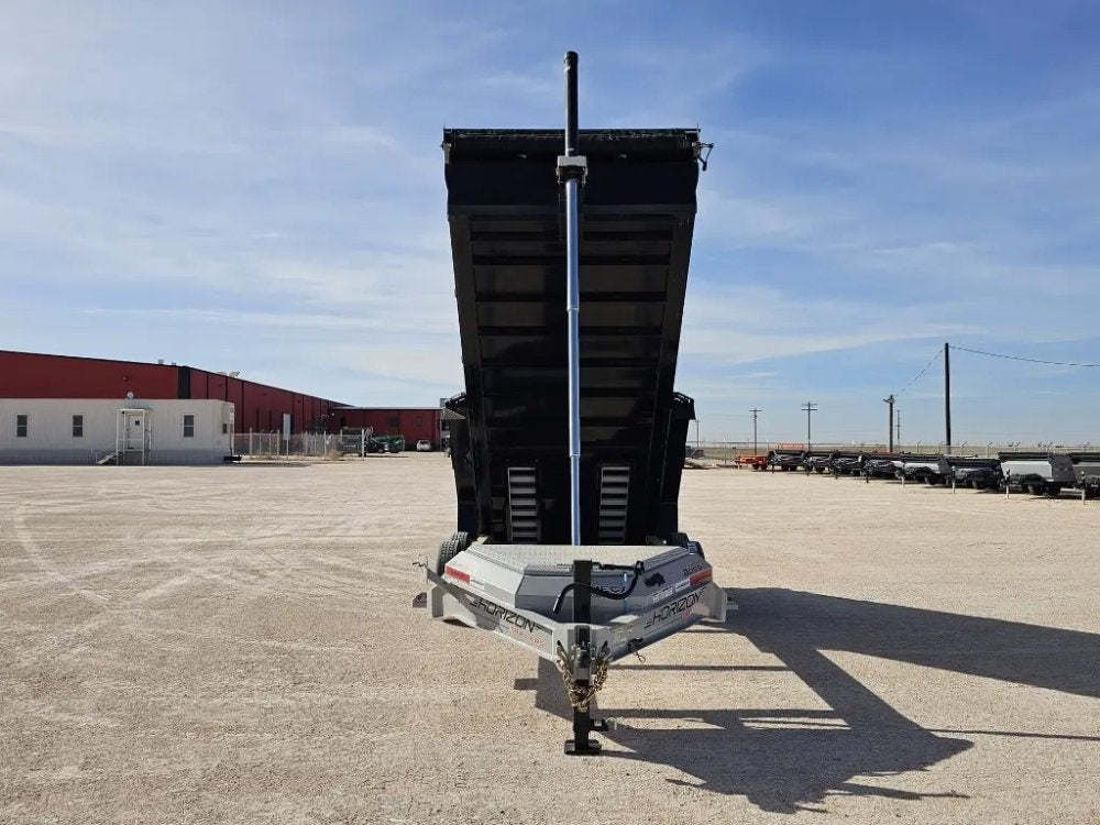 16' Horizon HZ7 Bumper Pull Dump Trailer 36" Side Walls - (2) 8K Axles - Bumper Pull Dump - TrailerSwap