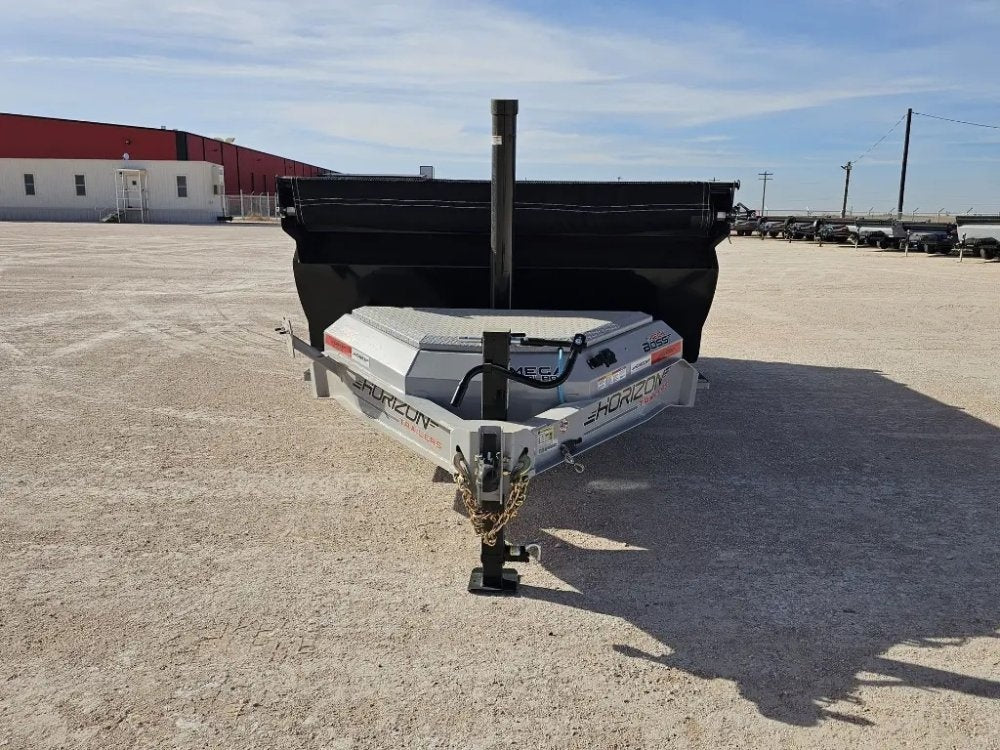 16' Horizon HZ7 Bumper Pull Dump Trailer 36" Side Walls - (2) 8K Axles - Bumper Pull Dump - TrailerSwap