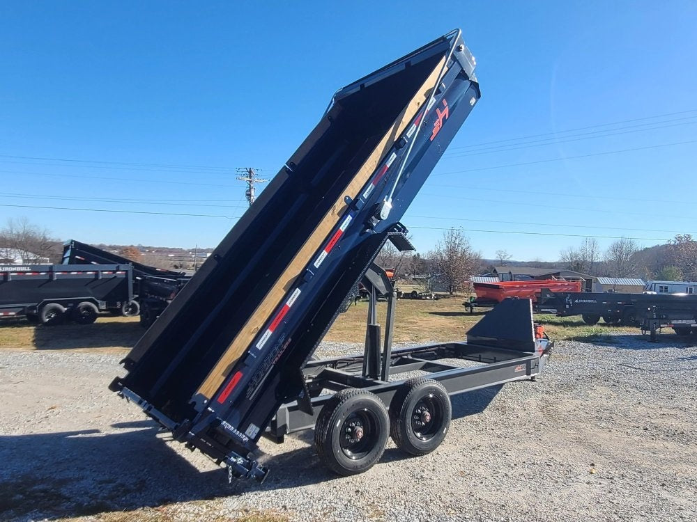 16' Horizon HZX Gooseneck Dump Trailer 24" Side Walls - (2) 10K Axles - Gooseneck Dump - TrailerSwap