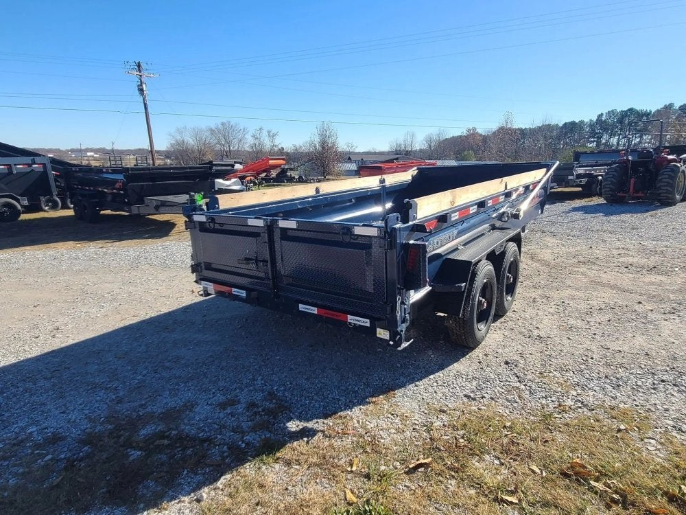 16' Horizon HZX Gooseneck Dump Trailer 24" Side Walls - (2) 10K Axles - Gooseneck Dump - TrailerSwap