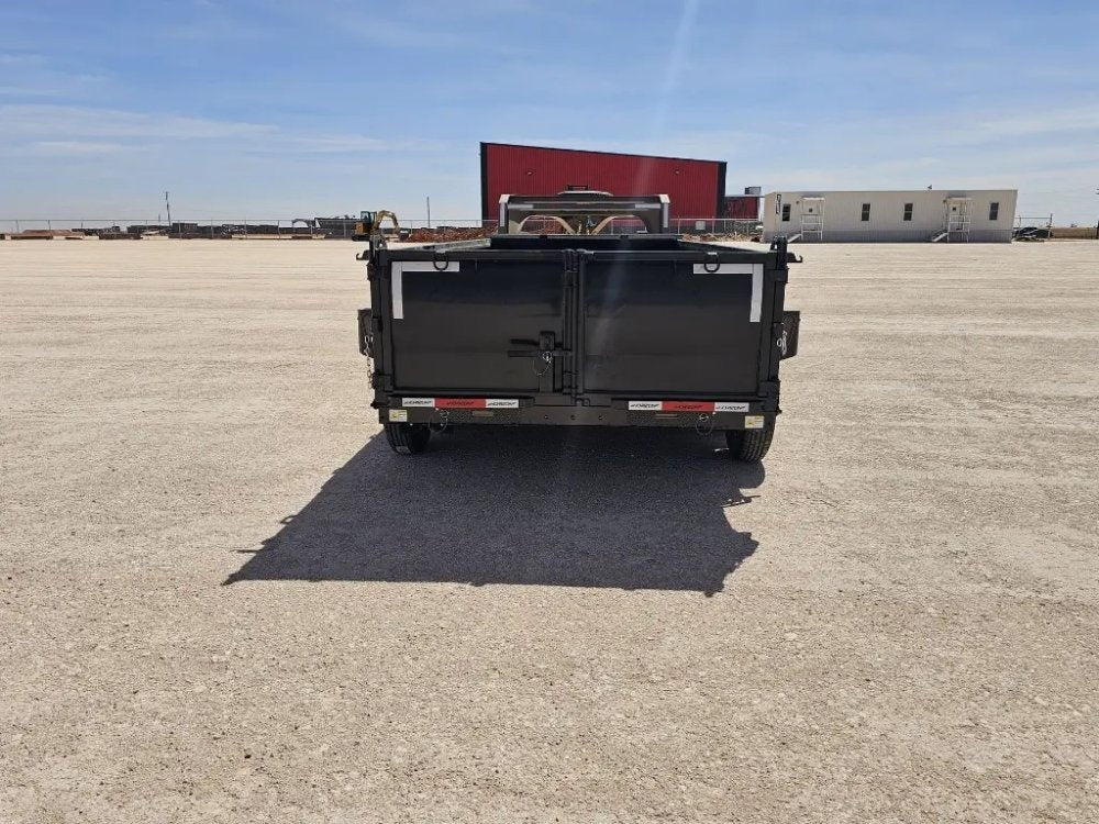 16' Horizon LZ7 Gooseneck Dump Trailer 30" Side Walls - (2) 7K Axles - Gooseneck Dump - TrailerSwap