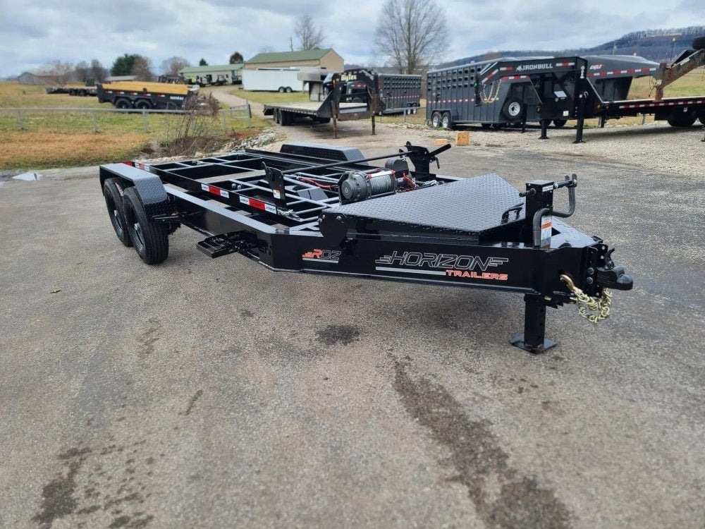16' Horizon RDZ Bumper Pull Roll Off Base Trailer - (2) 7K Axles - Roll Off Base Trailer - RO 16' Bumper Pull - TrailerSwap
