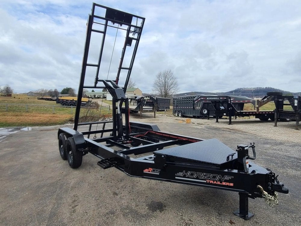 16' Horizon RDZ Bumper Pull Roll Off Base Trailer - (2) 7K Axles - Roll Off Base Trailer - RO 16' Bumper Pull - TrailerSwap