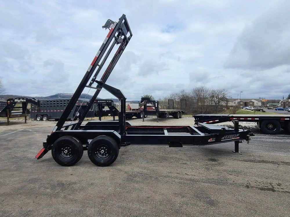 16' Horizon RDZ Bumper Pull Roll Off Base Trailer - (2) 7K Axles - Roll Off Base Trailer - RO 16' Bumper Pull - TrailerSwap