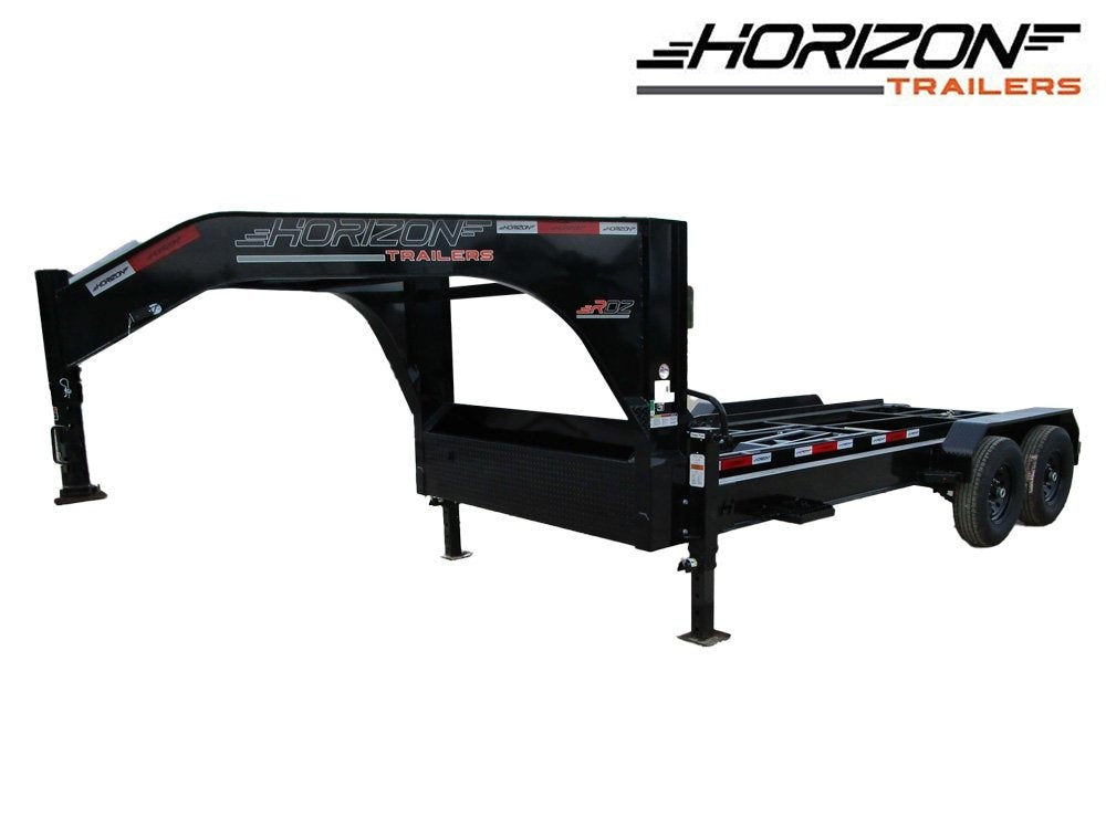 16' Horizon RDZ Gooseneck Roll Off Base Trailer - (2) 7k Axles - Roll Off Base Trailer - RO 16' Gooseneck - TrailerSwap