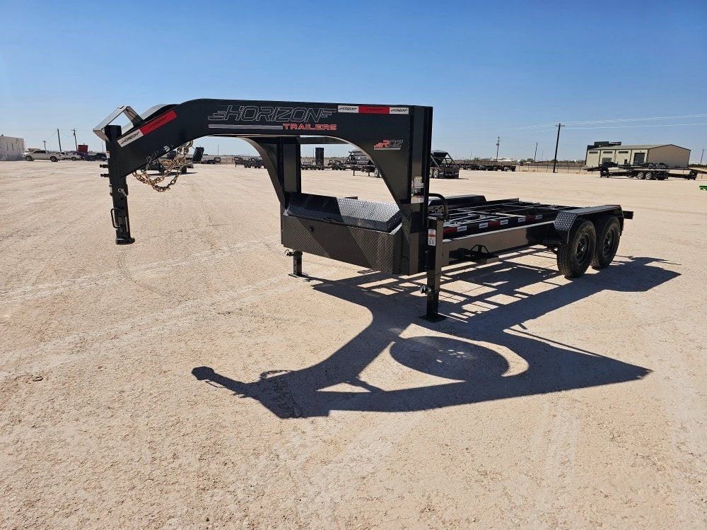 16' Horizon RDZ Gooseneck Roll Off Base Trailer - (2) 7K Axles - Roll Off Base Trailer - RO 16' Gooseneck - TrailerSwap