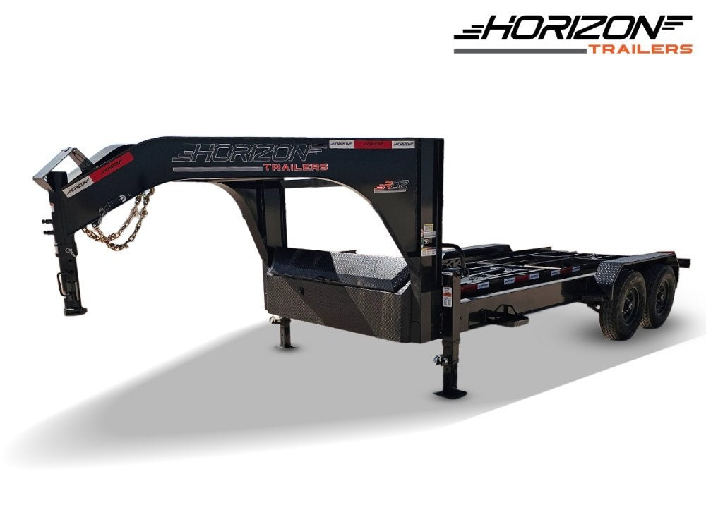 16' Horizon RDZ Gooseneck Roll Off Base Trailer - (2) 7K Axles - Roll Off Base Trailer - RO 16' Gooseneck - TrailerSwap