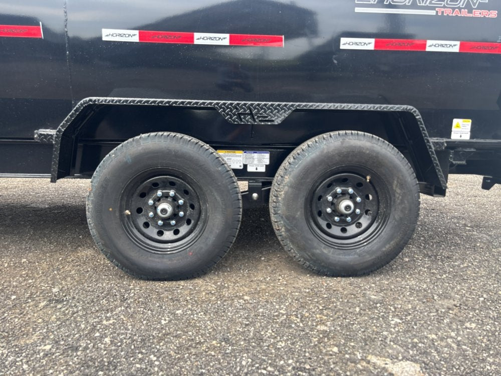 16' HZ7 GN Dump 48" Sides - 7K Axles - Gooseneck Dump - Dump Trailers - TrailerSwap