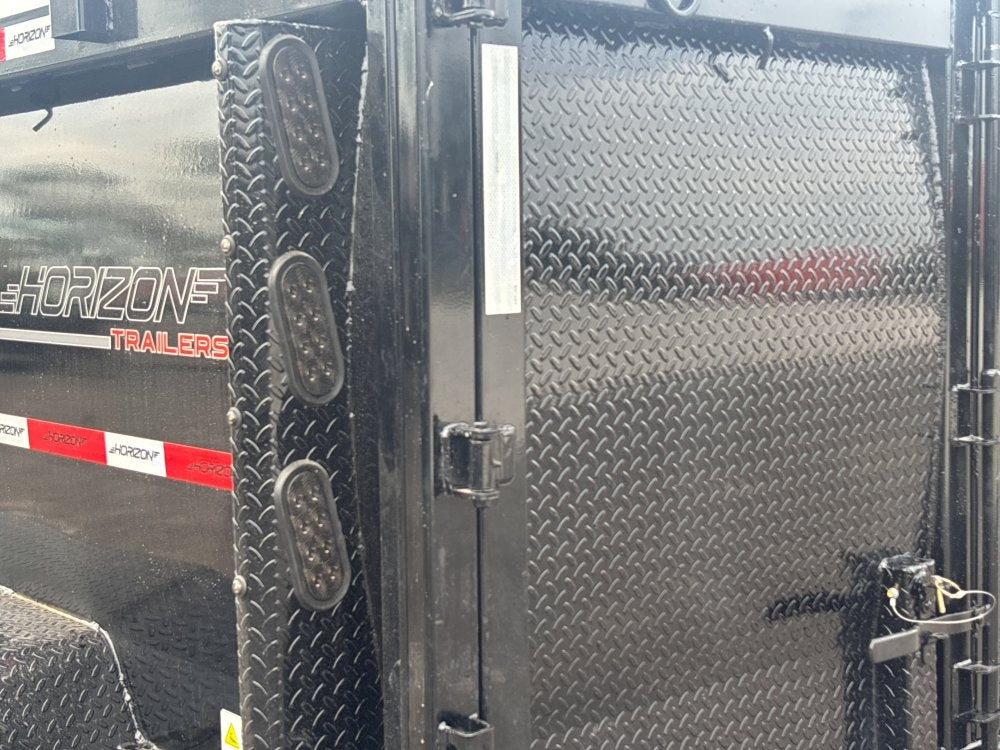 16' HZ7 GN Dump 48" Sides - 7K Axles - Gooseneck Dump - Dump Trailers - TrailerSwap