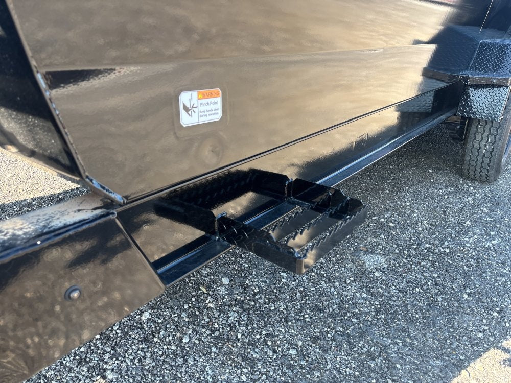 16' HZ7 GN Dump 48" Sides - 8K Axles - Gooseneck Dump - Dump Trailers - TrailerSwap