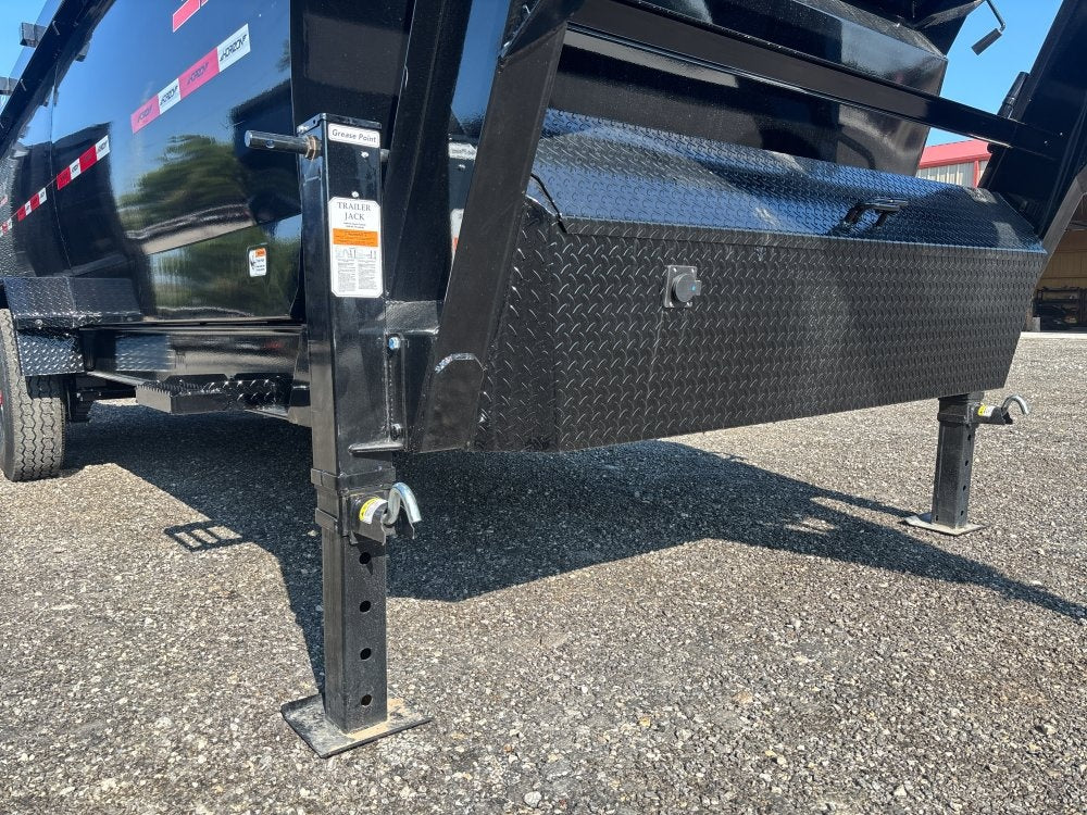 16' HZ7 GN Dump 48" Sides - 8K Axles - Gooseneck Dump - Dump Trailers - TrailerSwap