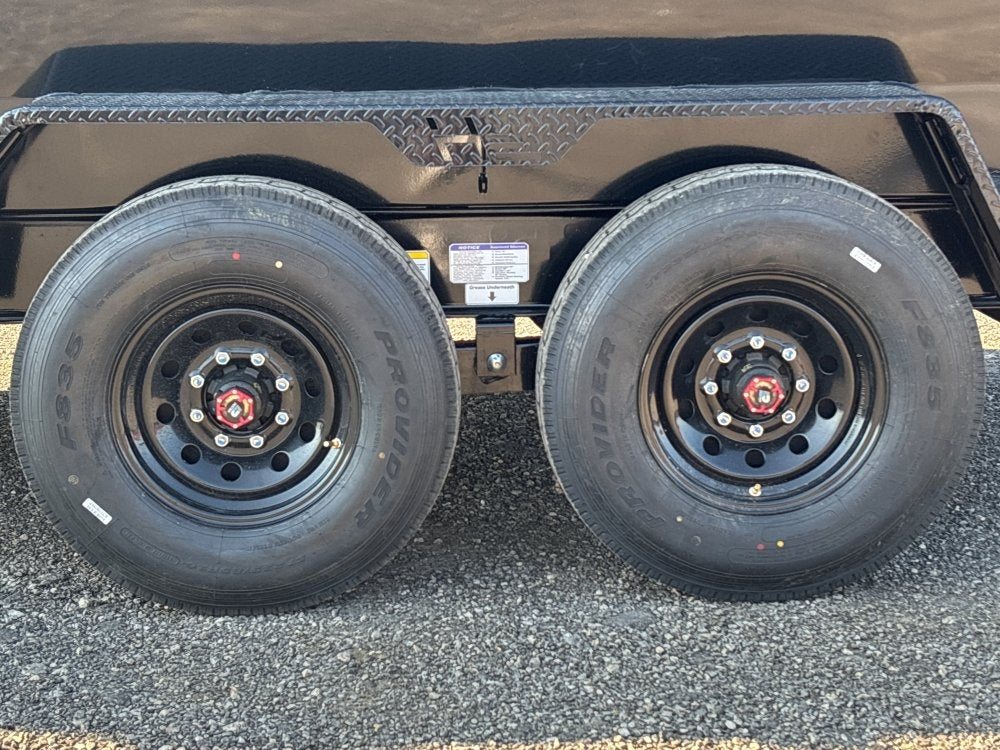 16' HZ7 GN Dump 48" Sides - 8K Axles - Gooseneck Dump - Dump Trailers - TrailerSwap