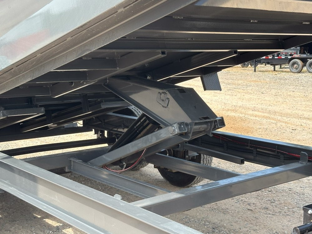 16' HZ7 GN Dump 48" Sides - 8K Axles - Gooseneck Dump - Dump Trailers - TrailerSwap