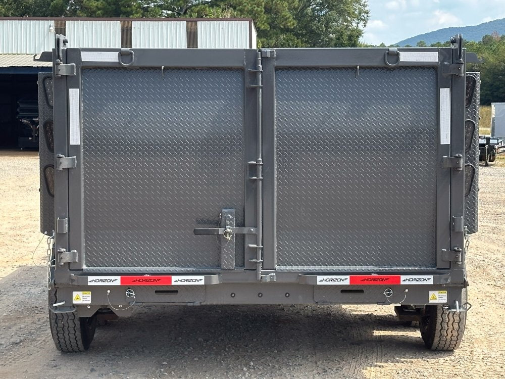 16' HZ7 GN Dump 48" Sides - 8K Axles - Gooseneck Dump - Dump Trailers - TrailerSwap
