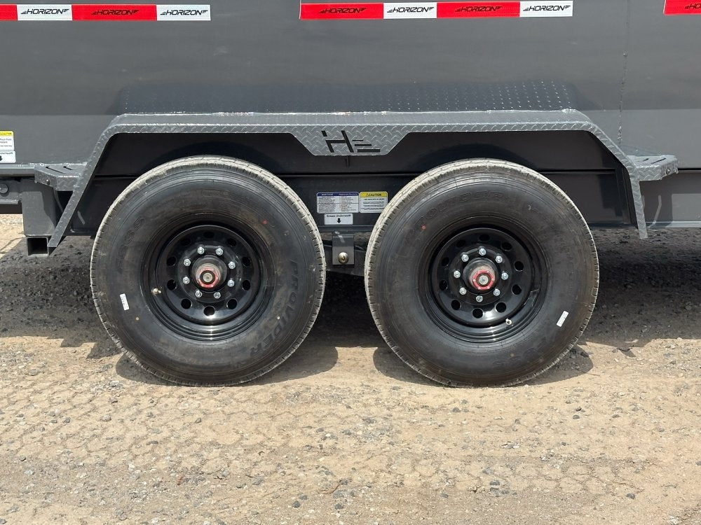 16' HZ7 GN Dump 48" Sides - 8K Axles - Gooseneck Dump - Dump Trailers - TrailerSwap