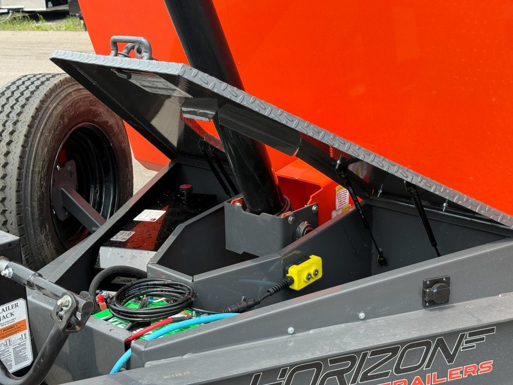 16' HZX BP Dump Trailer 10K Axles 4' High Sides - Bumper Pull Dump - Dump Trailers - TrailerSwap