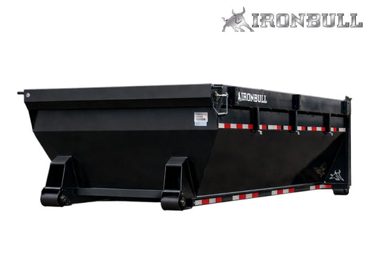 16' Iron Bull Roll Off Bin - 4' Side Walls - Roll Off Bin - RO 16x4 Bin - TrailerSwap