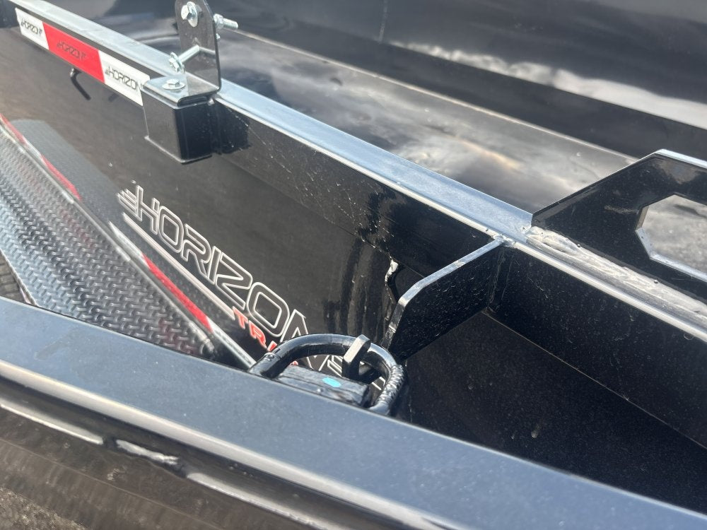 16' LZ7 Dump Trailer 38" Walls - Scissor Lift - 14K GWVR - 14ply Tires - 3 Way Door - Ramps - Bumper Pull Dump - Dump Trailers - TrailerSwap